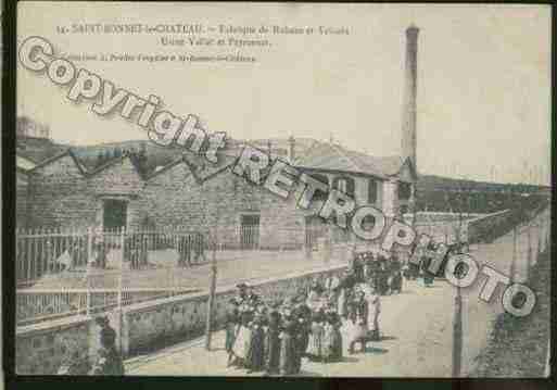 Ville de SAINTBONNETLECHATEAU Carte postale ancienne Ville de SAINTBONNETLECHATEAU Carte postale ancienne