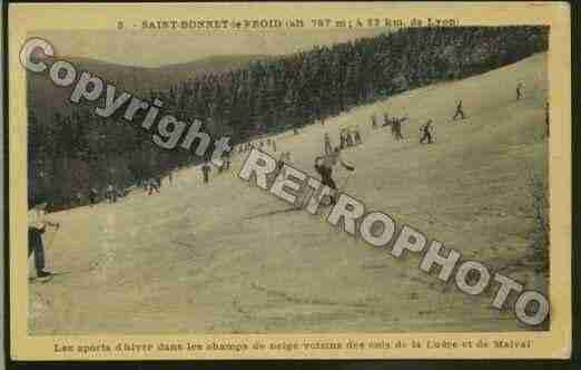 Ville de SAINTBONNETLEFROID Carte postale ancienne