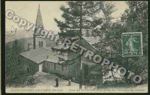 Ville de SAINTBONNETLEFROID Carte postale ancienne