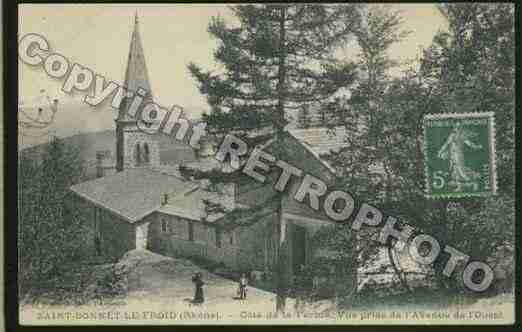 Ville de SAINTBONNETLEFROID Carte postale ancienne