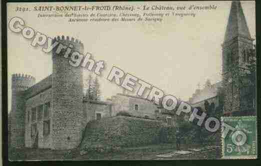 Ville de SAINTBONNETLEFROID Carte postale ancienne