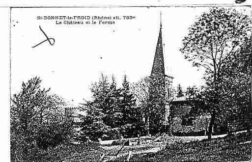 Ville de SAINTBONNETLEFROID Carte postale ancienne