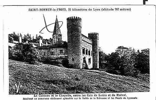 Ville de SAINTBONNETLEFROID Carte postale ancienne