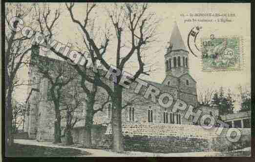 Ville de SAINTBONNETLESOULES Carte postale ancienne