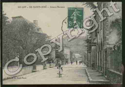 Ville de SAINTCERE Carte postale ancienne