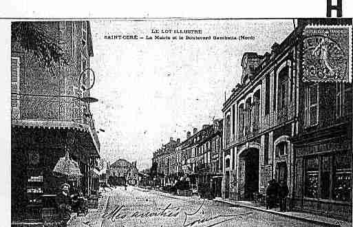 Ville de SAINTCERE Carte postale ancienne