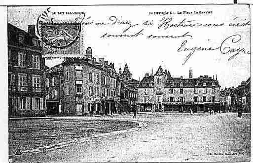 Ville de SAINTCERE Carte postale ancienne