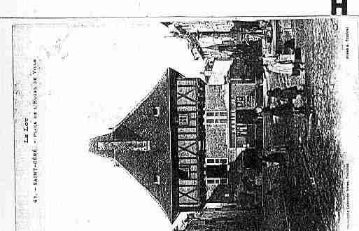 Ville de SAINTCERE Carte postale ancienne