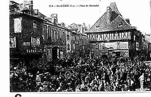 Ville de SAINTCERE Carte postale ancienne