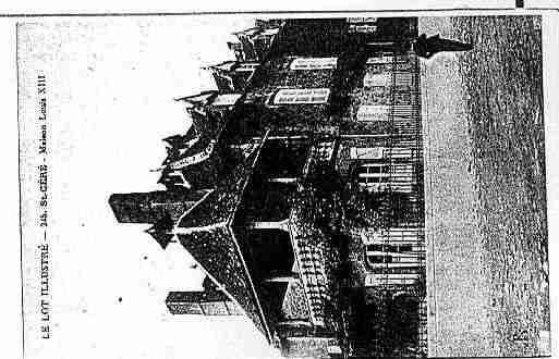 Ville de SAINTCERE Carte postale ancienne
