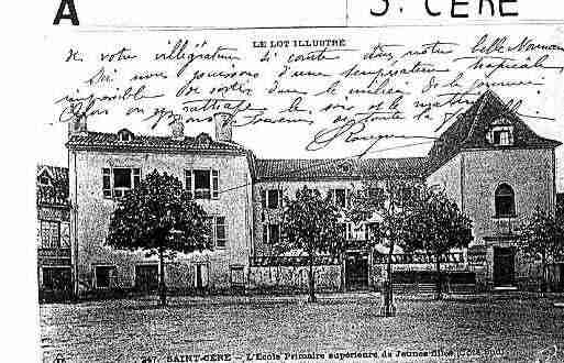 Ville de SAINTCERE Carte postale ancienne