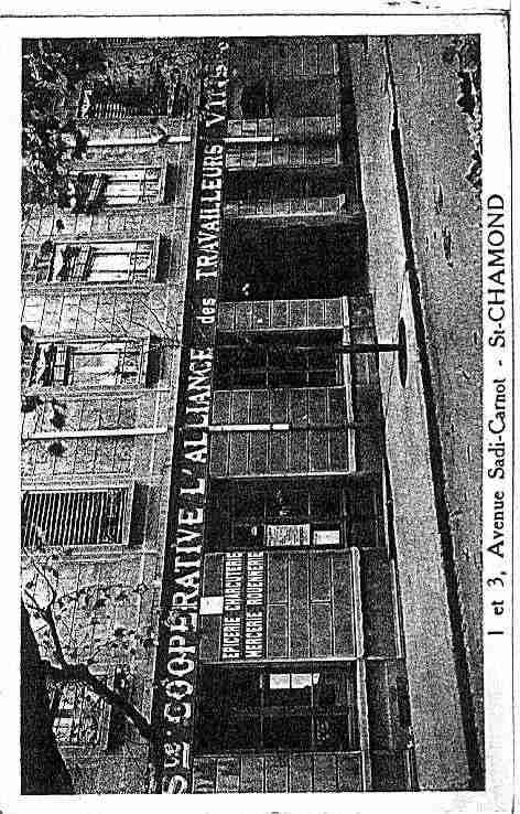 Ville de SAINTCHAMOND Carte postale ancienne