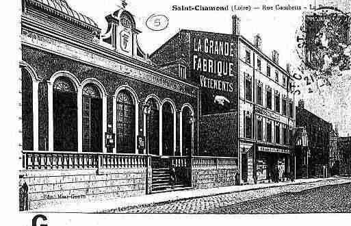 Ville de SAINTCHAMOND Carte postale ancienne