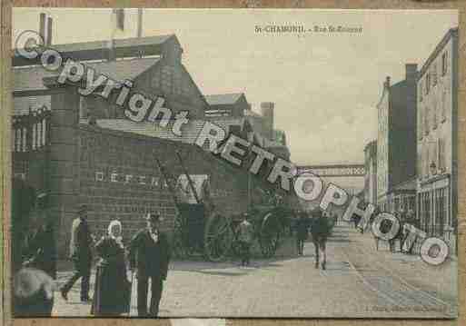 Ville de SAINTCHAMOND Carte postale ancienne