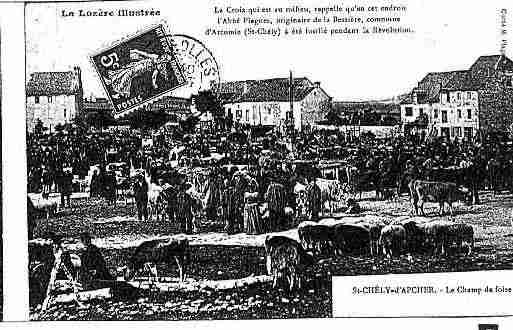 Ville de SAINTCHELYD\'APCHER Carte postale ancienne Ville de SAINTCHELYD\'APCHER Carte postale ancienne