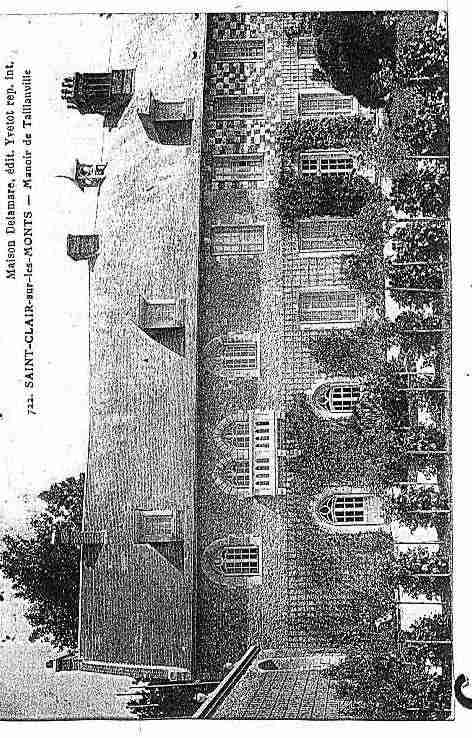 Ville de SAINTCLAIRSURLESMONTS Carte postale ancienne Ville de SAINTCLAIRSURLESMONTS Carte postale ancienne