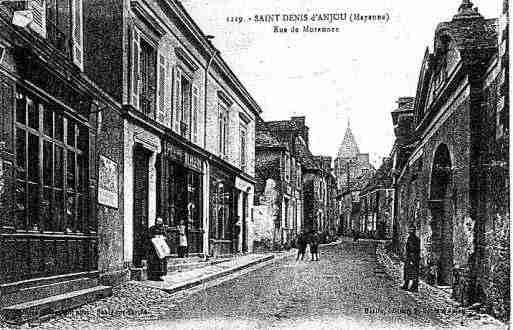 Ville de SAINTDENISD\'ANJOU Carte postale ancienne