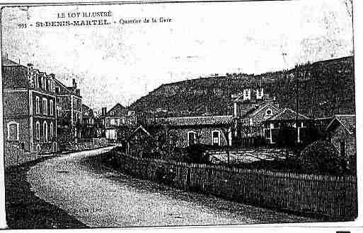 Ville de SAINTDENISLESMARTEL Carte postale ancienne