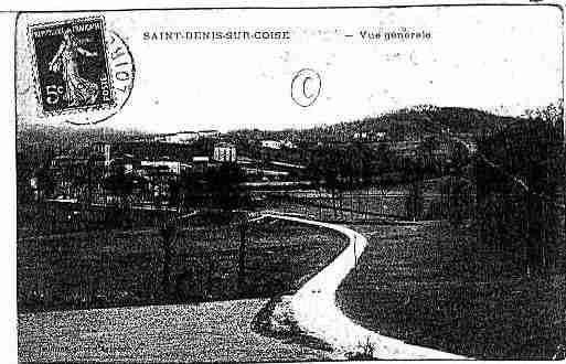 Ville de SAINTDENISSURCOISE Carte postale ancienne