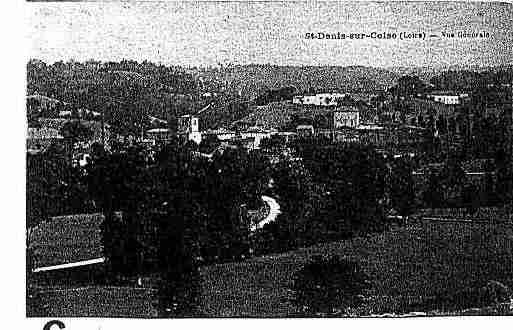 Ville de SAINTDENISSURCOISE Carte postale ancienne