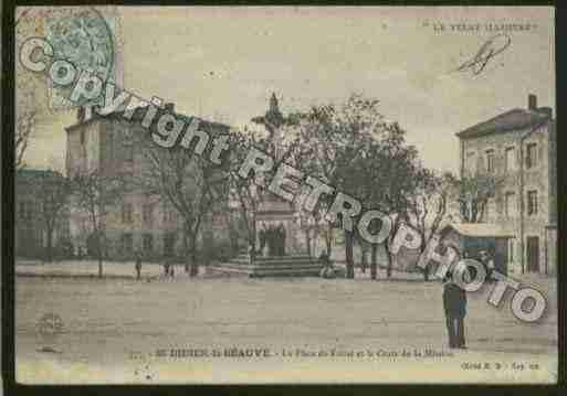 Ville de SAINTDIDIERENVELAY Carte postale ancienne