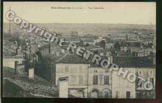 Ville de SAINTEBAZEILLE Carte postale ancienne