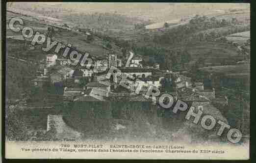 Ville de SAINTECROIXENJAREZ Carte postale ancienne