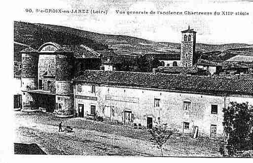 Ville de SAINTECROIXENJAREZ Carte postale ancienne