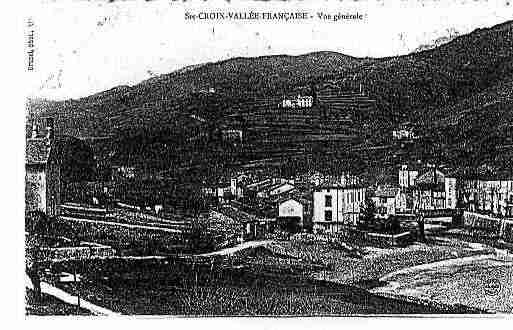 Ville de SAINTECROIXVALLEEFRANCAISE Carte postale ancienne