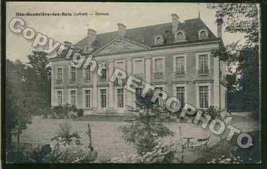 Ville de SAINTEGENEVIEVEDESBOIS Carte postale ancienne