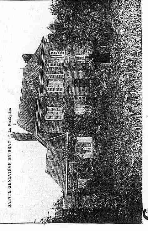 Ville de SAINTEGENEVIEVEENBRAY Carte postale ancienne
