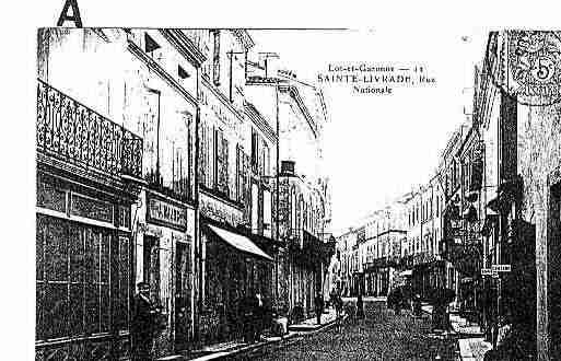 Ville de SAINTELIVRADESURLOT Carte postale ancienne