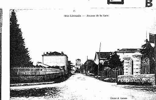 Ville de SAINTELIVRADESURLOT Carte postale ancienne