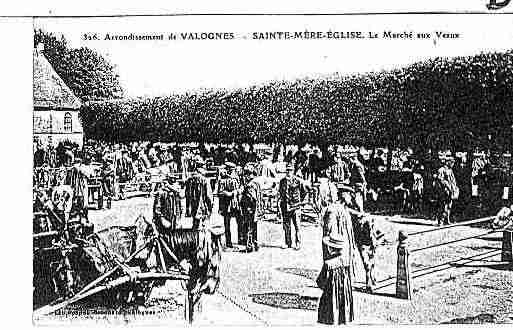 Ville de SAINTEMEREEGLISE Carte postale ancienne