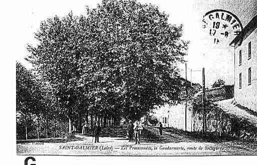 Ville de SAINTGALMIER Carte postale ancienne