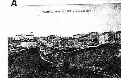 Ville de SAINTGENESTLERPT Carte postale ancienne