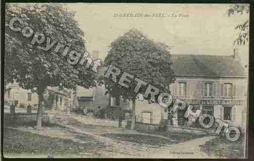 Ville de SAINTGERMAINDESPRES Carte postale ancienne