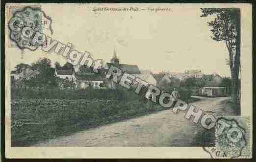 Ville de SAINTGERMAINDESPRES Carte postale ancienne