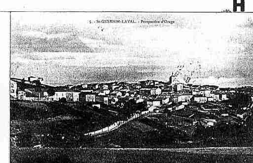 Ville de SAINTGERMAINLAVAL Carte postale ancienne
