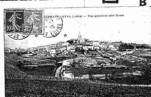 Ville de SAINTGERMAINLAVAL Carte postale ancienne