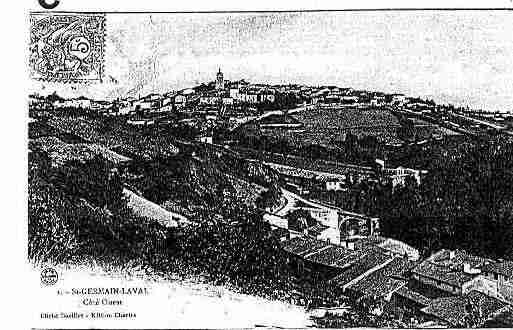 Ville de SAINTGERMAINLAVAL Carte postale ancienne