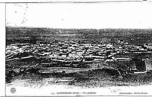 Ville de SAINTGERMAINLAVAL Carte postale ancienne