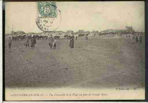 Ville de SAINTGERMAINSURAY Carte postale ancienne