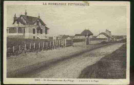 Ville de SAINTGERMAINSURAY Carte postale ancienne