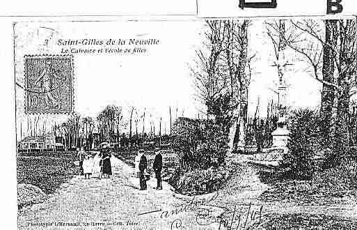 Ville de SAINTGILLESDELANEUVILLE Carte postale ancienne