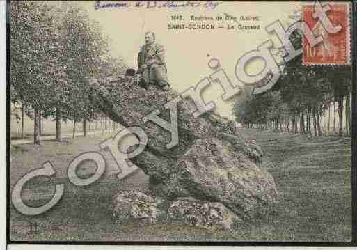 Ville de SAINTGONDON Carte postale ancienne