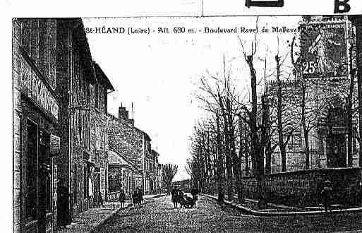 Ville de SAINTHEAND Carte postale ancienne