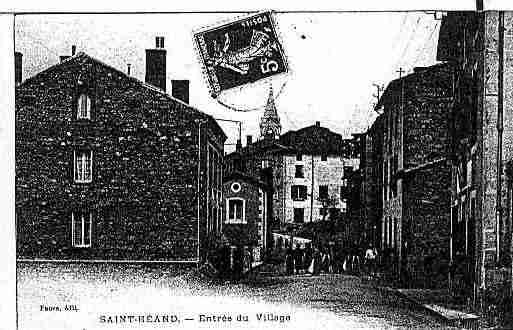 Ville de SAINTHEAND Carte postale ancienne