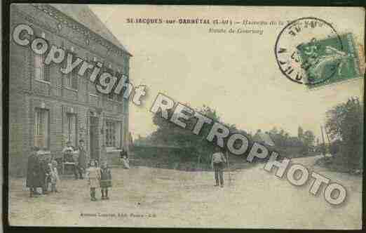 Ville de SAINTJACQUESSURDARNETAL Carte postale ancienne