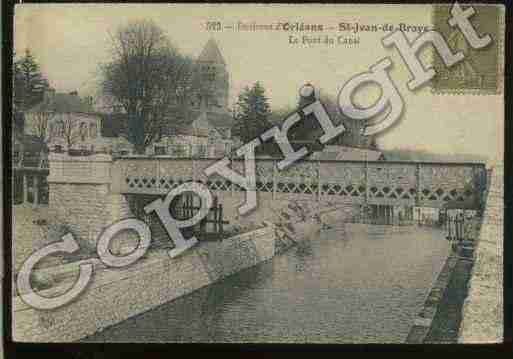 Ville de SAINTJEANDEBRAYE Carte postale ancienne